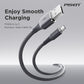 PISEN NoirSync USB-A TO USB-C 12W Cable(Grey) TC-FC31-1000