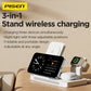 PISEN Magsafe Wireless Charging Station(Foldable 3-in-1)with Night Light XY-C56