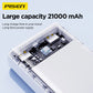 PISEN Mr White 21000mAh Digital Display Power Bank TS-D294