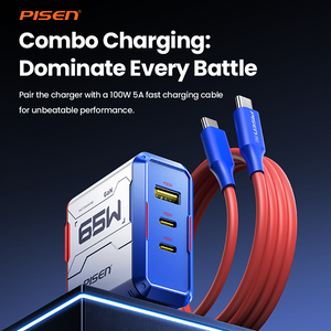 PISEN Gamer Lite 65W 3-Port GaN Fast Charger TP-C34