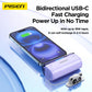PISEN 2-in-1 Power Bank with Integrated Connector 5000mAh 22.5W TP-D139