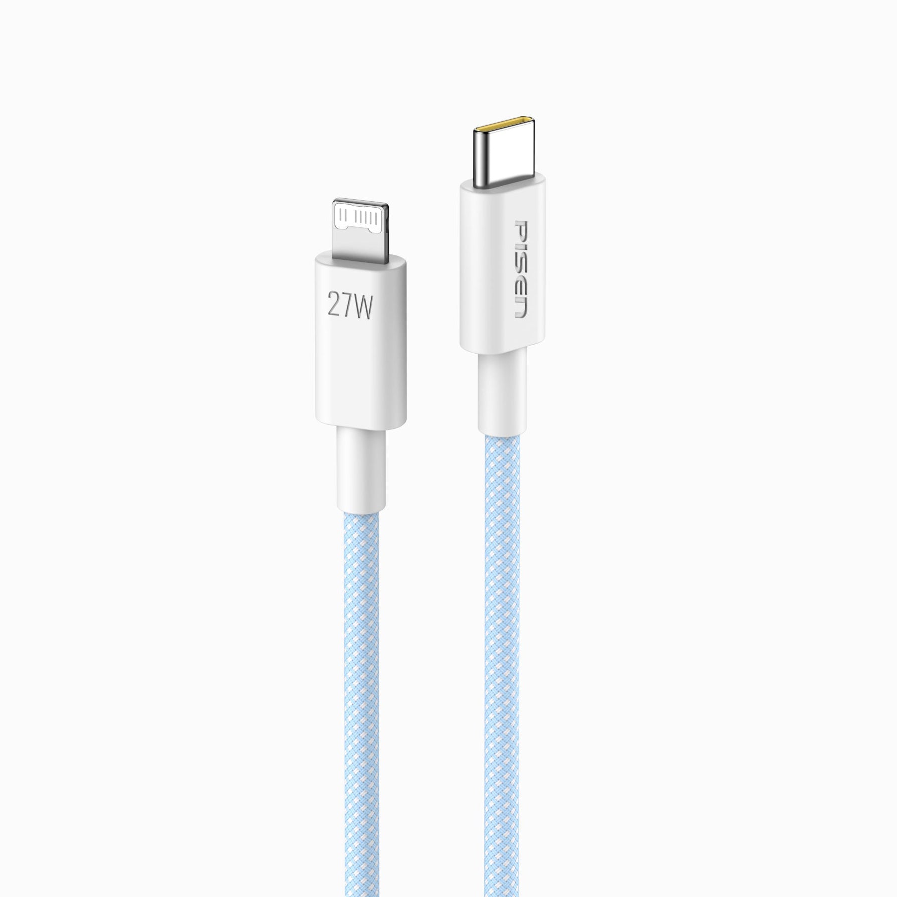 PISEN QUICK C to L 27W colorful braided data cable CL-PD10-1000 - PisenBiz