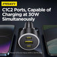 PISEN 60W Multi-port Fast Charging Car Charger 2C1A (TP-C79/Black)