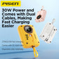 PISEN QUICK 30W Mini Camera Power Bank with Dual Cable TS-D373