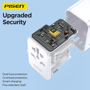PISEN Global Travel 35W 5-Port GaN Fast Charger TP-C110