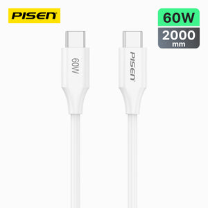 PISEN Mr White USB-C to USB-C PD60W Cable CC-PD01-1000/2000