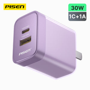 PISEN NOVA Lite 30W 2-Port GaN Fast Charger(US) TP-C20
