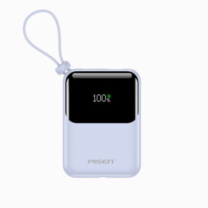 PISEN Sunny Power 22.5W With Two build-in Cables 10000mAh Mini Power Bank TP-D096