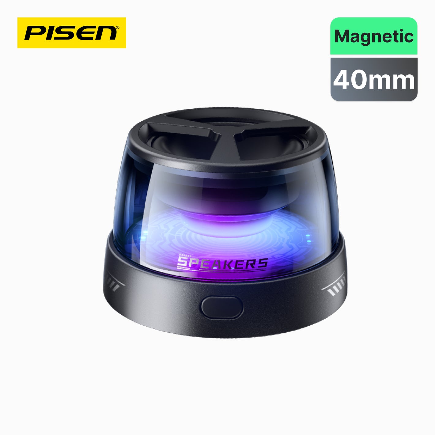 PISEN M1 Magnetic Wireless Speaker-Black-EN TP-YX01