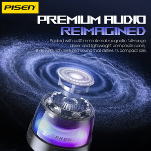 PISEN M1 Magnetic Wireless Speaker-Black-EN TP-YX01