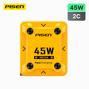 PISEN Mecha 45W 2-Port Fast Charger(US) TS-C187