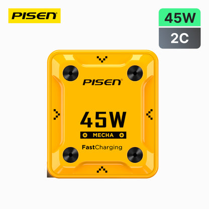 PISEN Mecha 45W 2-Port Fast Charger(US) TS-C187