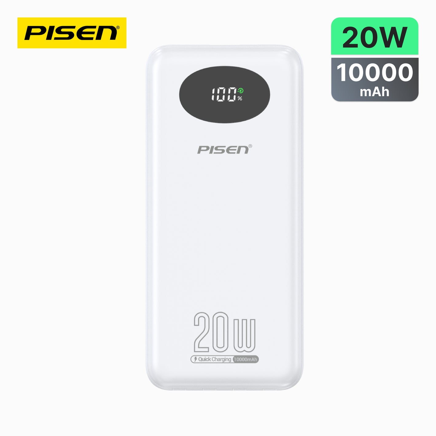 PISEN PowerLink 4 in 1 Fast Charging 10000mAh Power Bank TS-D342