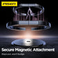 PisenBiz secure magnetic attachment technology visual with lightning and metallic rings for power bank accessories