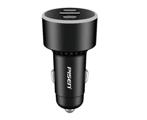 PISEN 60W Multi-port Fast Charging Car Charger 2C1A (TP-C79/Black)