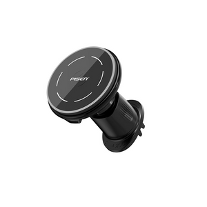 PISEN Qi2 magnetic wireless car charger mount (TP-C70/ Black)