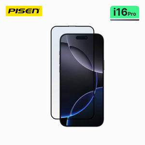 PISEN Clear Tempered Glass for iPhone 16 Pro (Pack of 10+1) MRE-TM86-I16 Pro