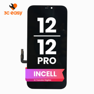 3C EASY-New Phone Screen Replacement I12/I12 Pro (Incell/Black)