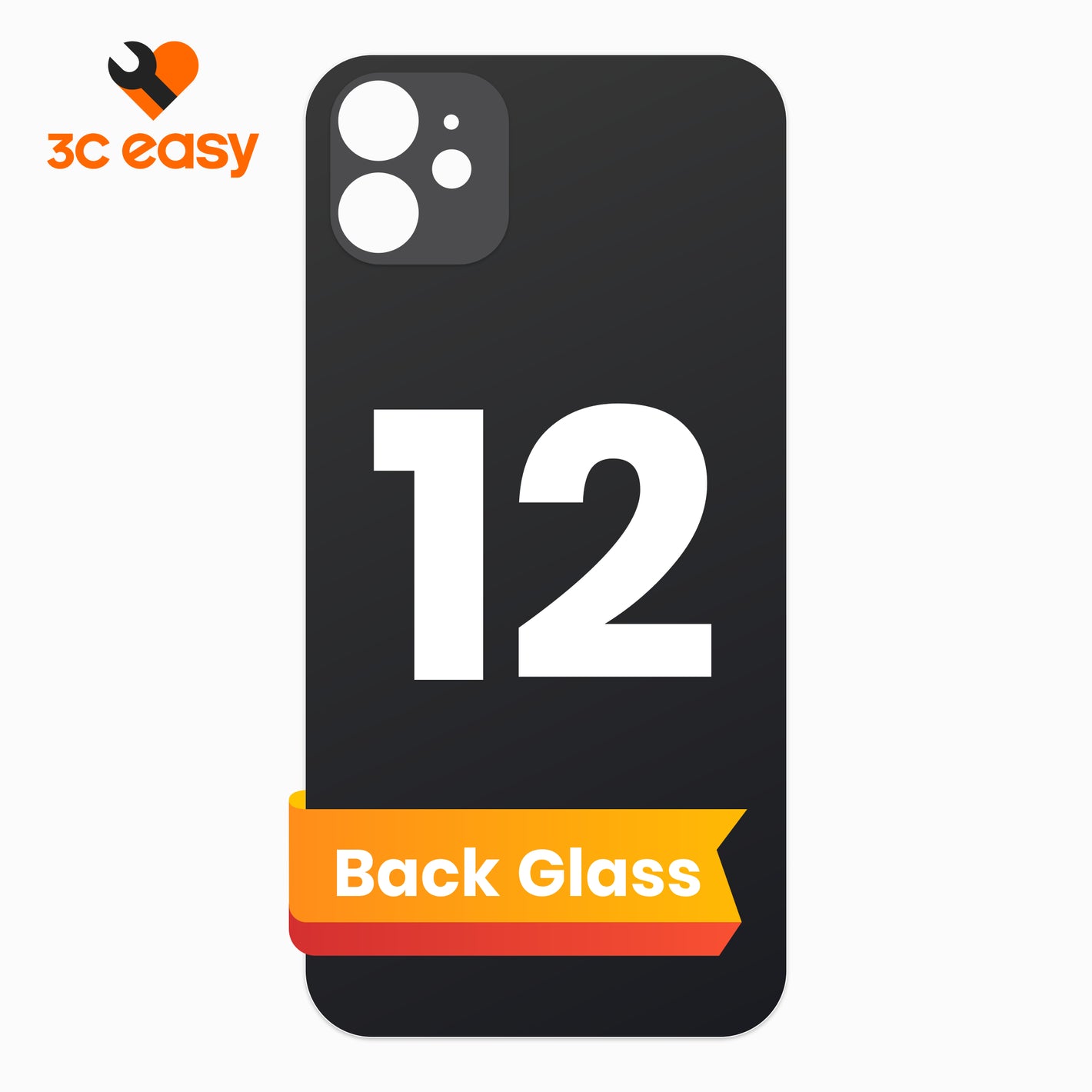 3C EASY Back glass-I12