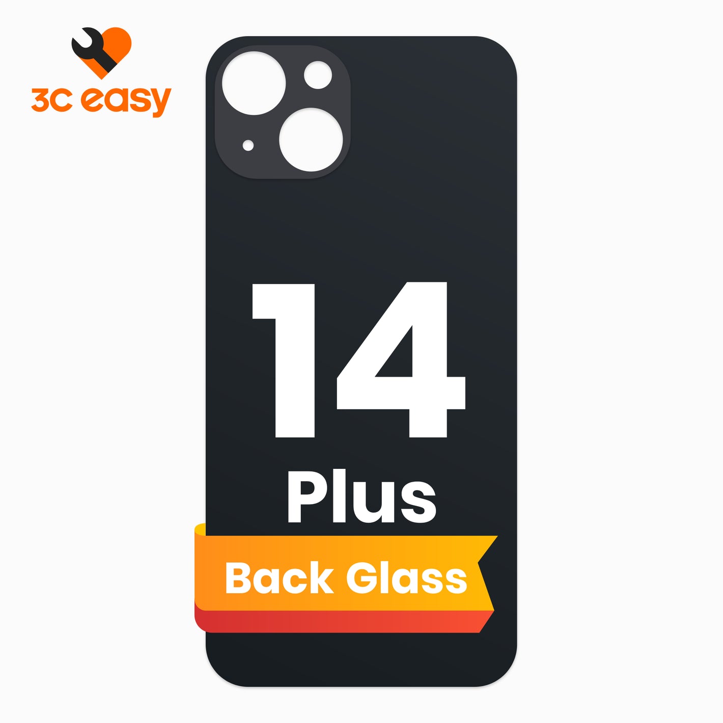 3C EASY Back glass-I14 Plus