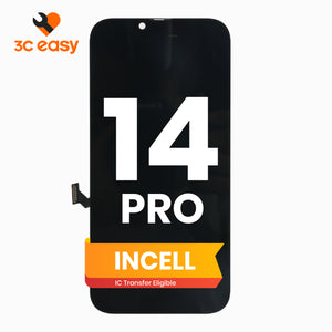 3C EASY-New Phone Screen Replacement I14 Pro (Incell/Black)