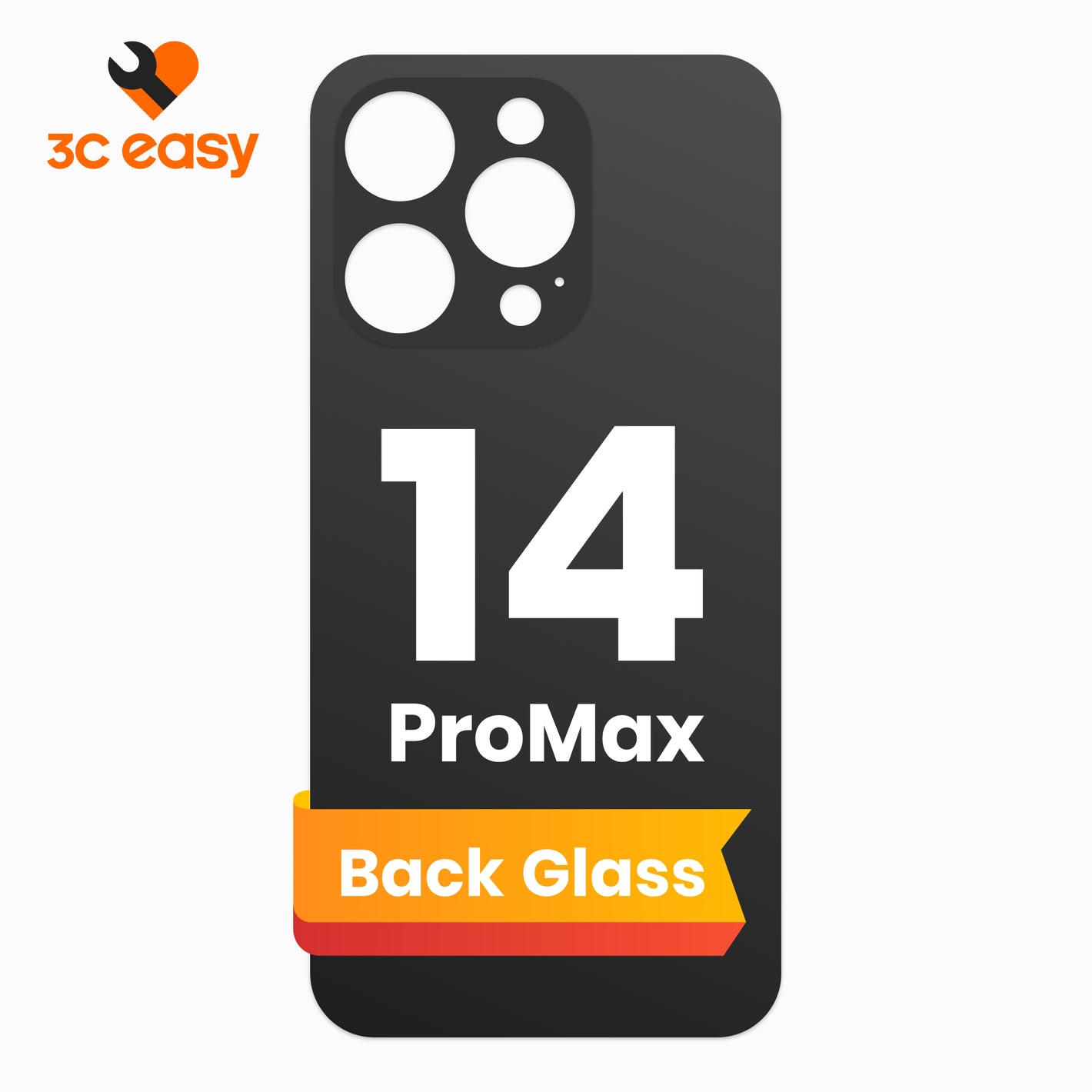 3C EASY Back glass-I14 Pro Max