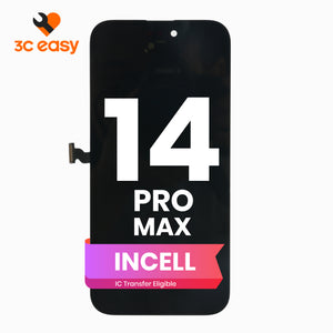 3C EASY-New Phone Screen Replacement I14 Pro Max (Incell/Black)