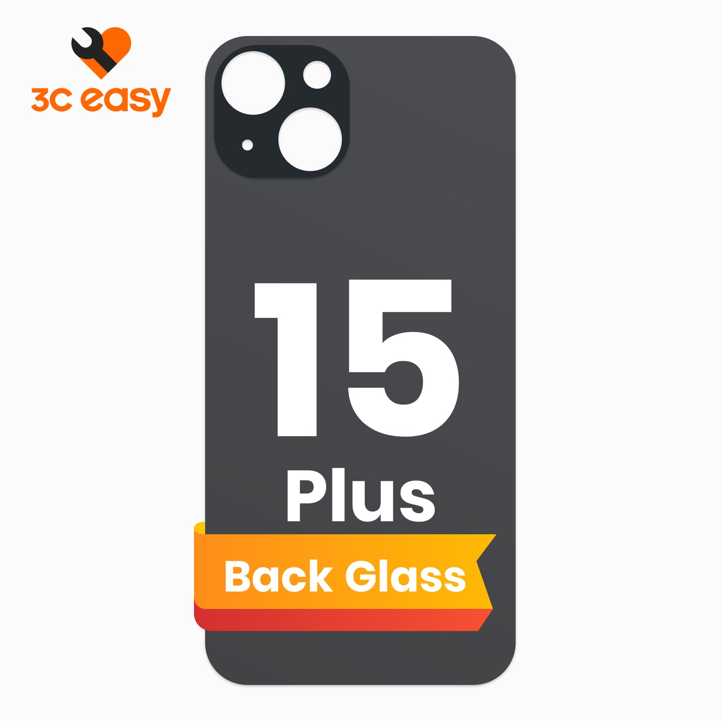 3C EASY Back glass-I15 Plus