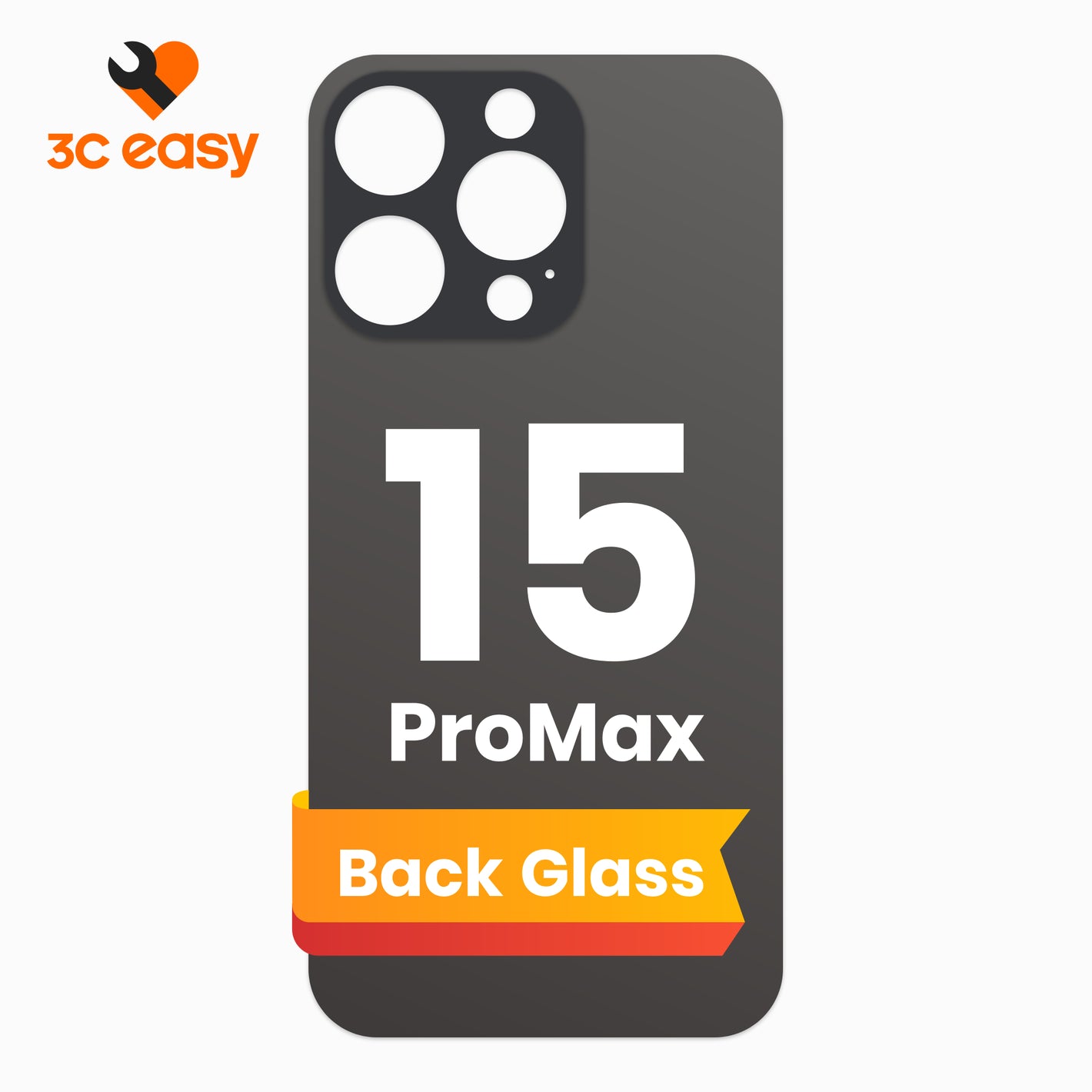 3C EASY Back glass-I15 Pro Max