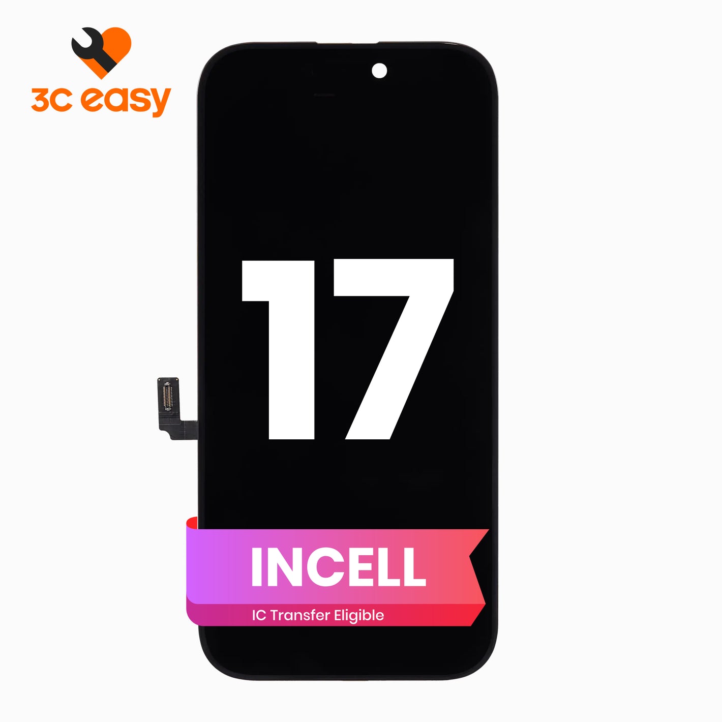 3C EASY-New Phone Screen Replacement I17 (Incell)