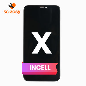 3C EASY-New Phone Screen Replacement IX (Incell/Black)