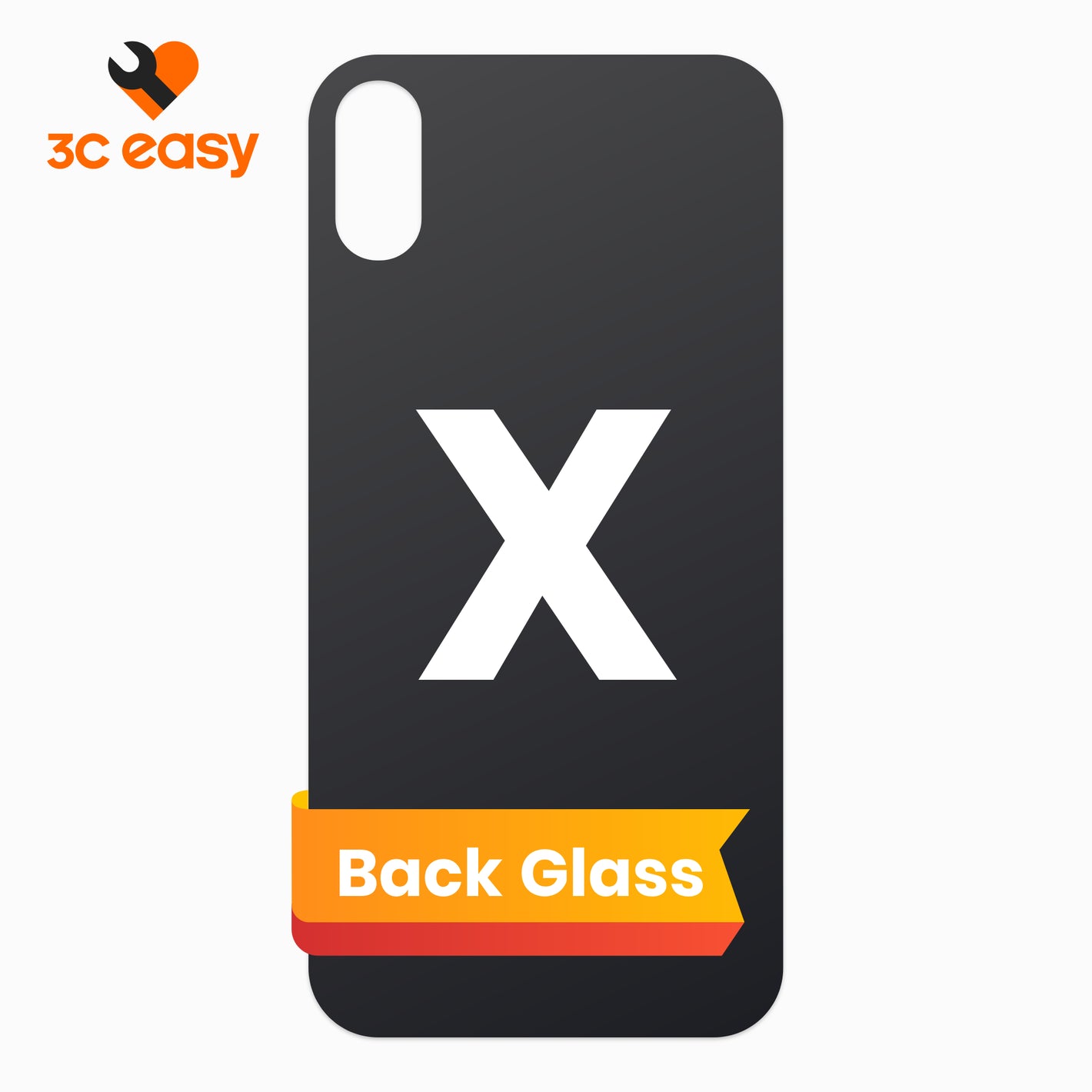 3C EASY Back glass-IX