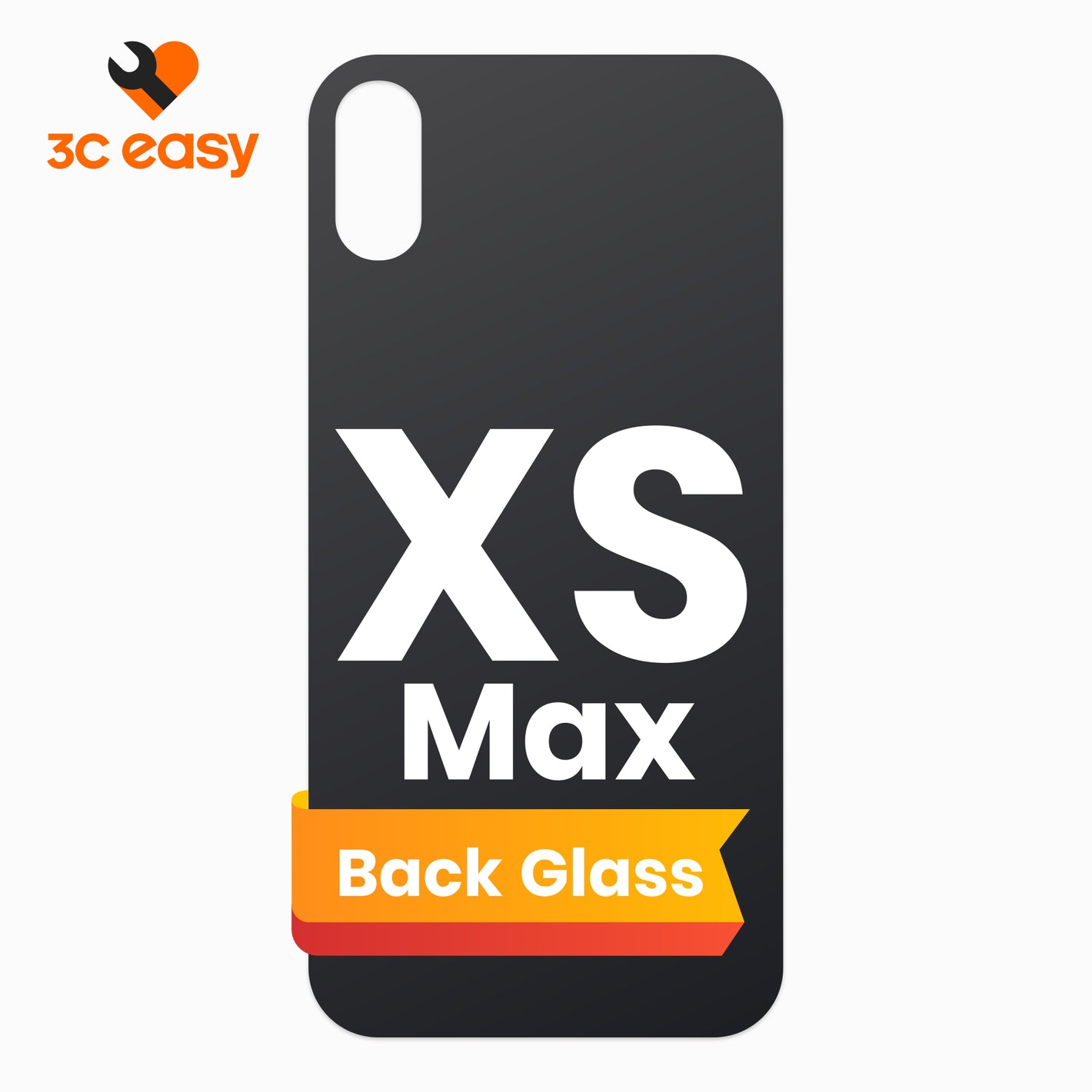 3C EASY Back glass-IXS Max