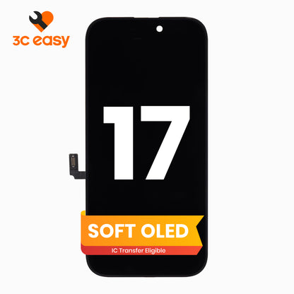 3C EASY-New Phone Screen Replacement I17 (Soft OLED)