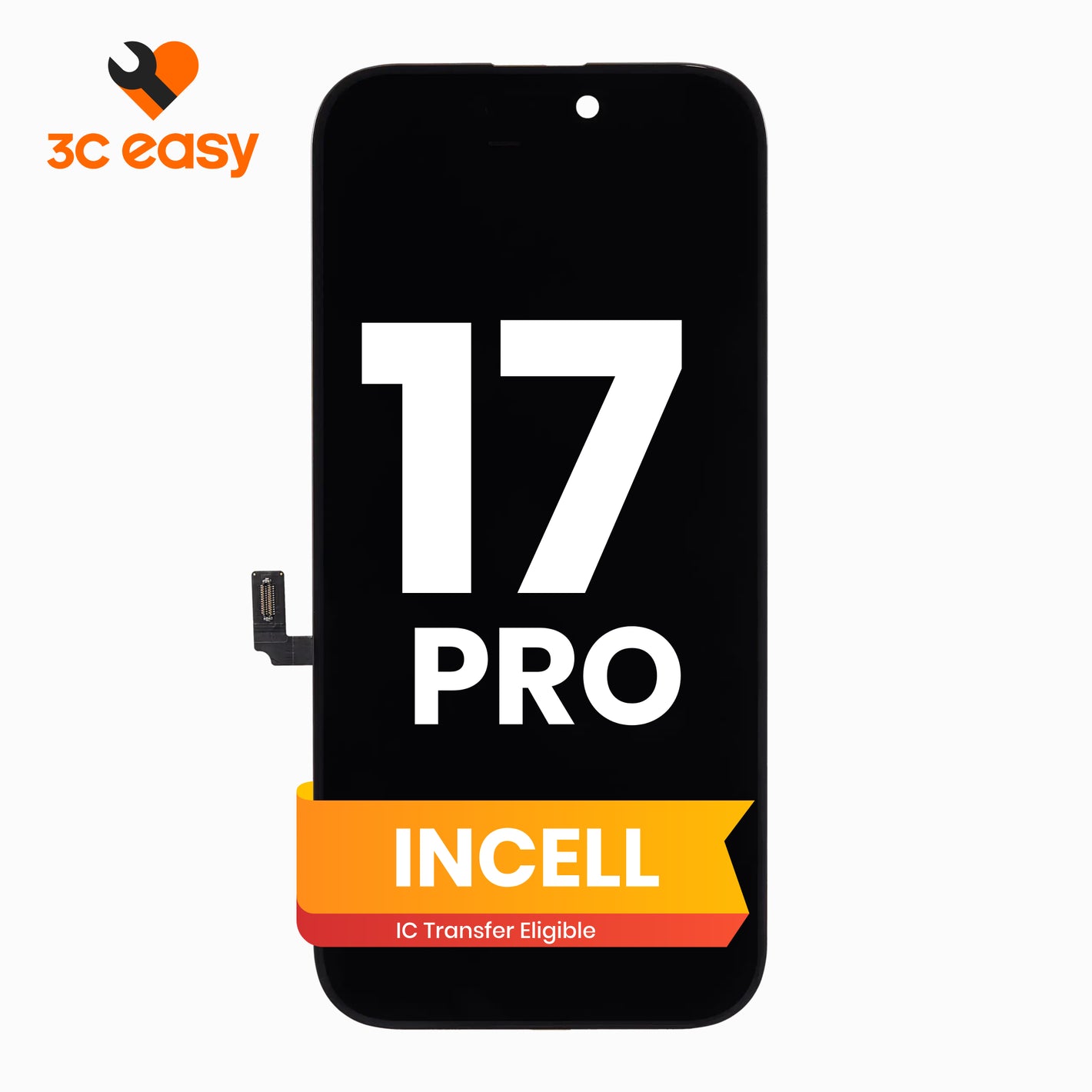 3C EASY-New Phone Screen Replacement I17 Pro (Incell)