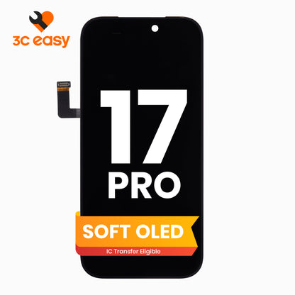 3C EASY-New Phone Screen Replacement I17 Pro (Soft OLED)