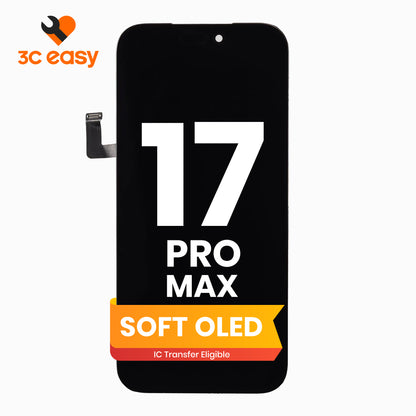 3C EASY-New Phone Screen Replacement I17 Pro Max (Soft OLED)